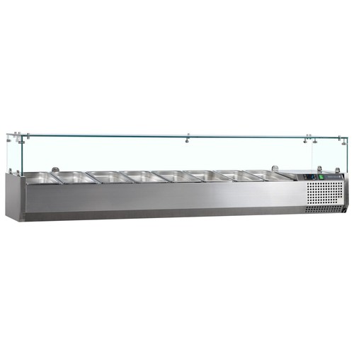 Topping counter refrigerated - counter,