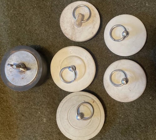 Vintage rubber sink stopper - vintage,