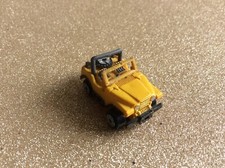 Micro Machines Yellow Jeep Wrangler Convertible SUV model toy  Car GALOOB ?