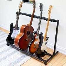 9-Way Multi Guitar Stand Metal Guitars Display Rack Organizer for Electric Bass