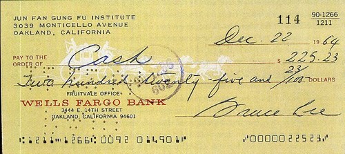 Bruce lee signed - bruce,
