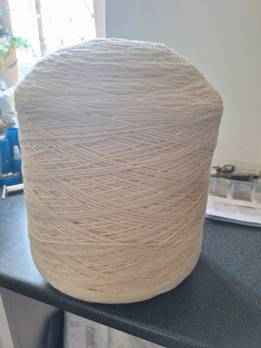 Aran wool yarn cone - yarn,