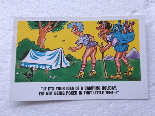 Saucy seaside postcard - saucy, vintage