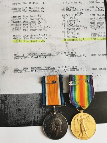 Ww1 medal pair - ww1, and