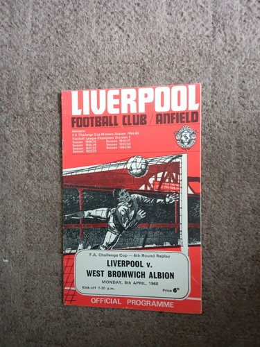 1968 liverpool west bromwich - liverpool,
