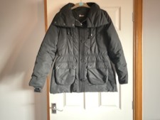 monsoon ladies black puffa jacket size 14/16 good used condition