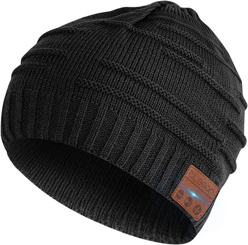 Blue ear bluetooth beanie hat - bluetooth,