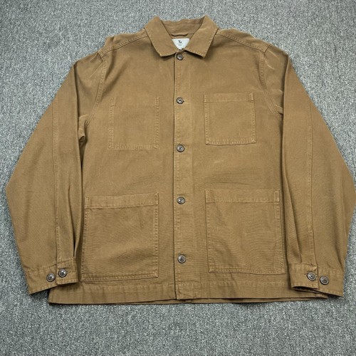 Jacket mens large brown - jacket,