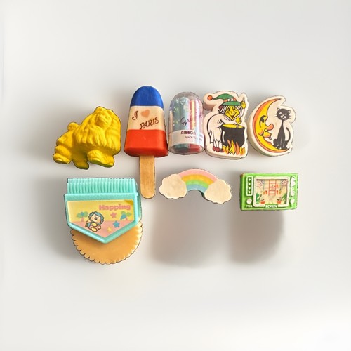 Novelty erasers rubbers lot - novelty, erasers/rubbers