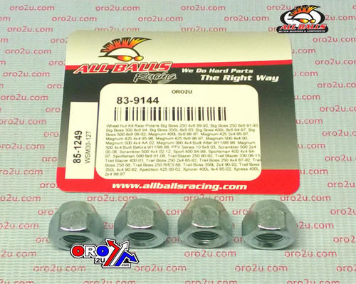 Wheel nut rear kit pack - rear, pack-4