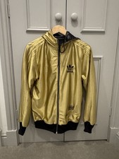 ADIDAS ORIGINALS GOLD REVERSIBLE JACKET SMALL