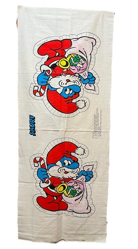 Vtg smurf christmas cut - vtg,