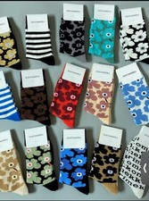 Marimekko Women's Ankle Socks: Winter Warm Soft Cozy Size 37-39 New Year Gift