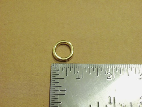 Solid brass rings - rings, (pack