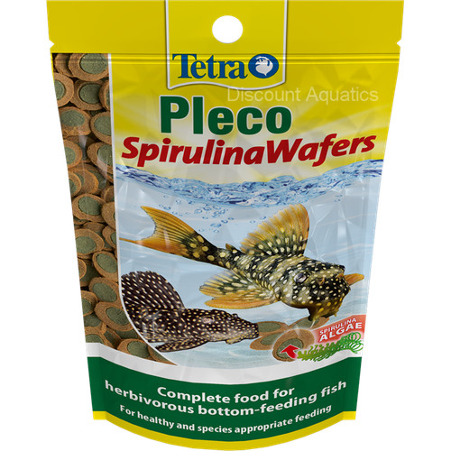 Tetra pleco spirulina wafers - tetra,