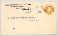 GB KGV 2d STATIONERY Cover