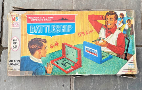 Vintage 1960 battleship - battleship, game