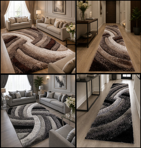 Shaggy area rugs shimmer - rugs,