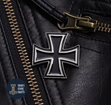 Iron Cross Pin Badge Germany 1813 1939 Maltese Cross Emblem Biker Rocker Enamel