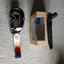 100% Barstow Motorcycle Vintage Retro Cafe Racer Riding Goggles - 