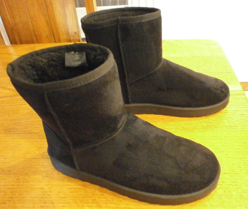 New black faux - faux, fur