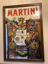 Martini Vermouth Wall Hanging Vino Martini Rossi Bar Mirror - Vintage Mirror