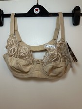 Panache Superbra Harmony Underwired  NUDE Balconette Bra Size 30D