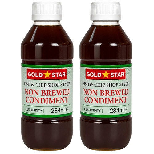 Gold star fish - gold,