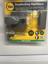Yale Deadlocking Nightlatch 40mm Brass 
