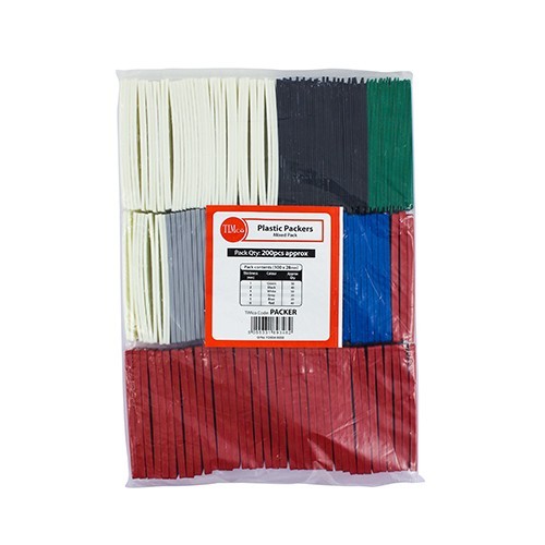 Timco 200 flat plastic mixed - plastic,