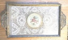 Vintage Filigree Brass & Petit