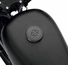 Diamond Black Fuel Cap Harley