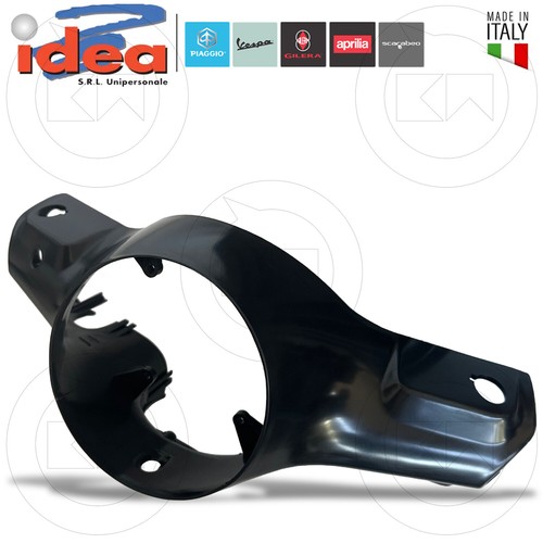 Front handlebar cover black - front,
