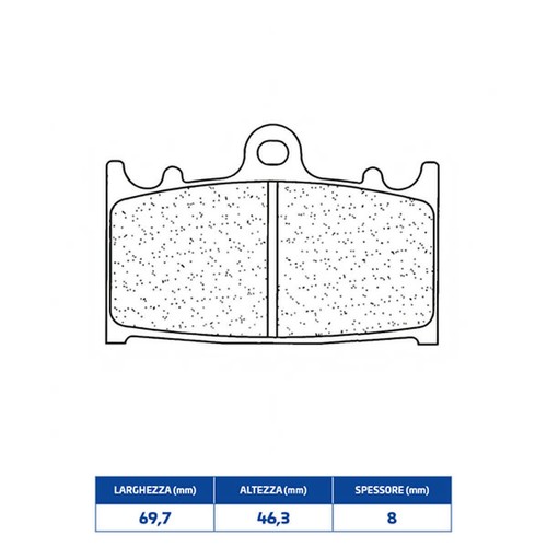Front sintered brake pads for - front,