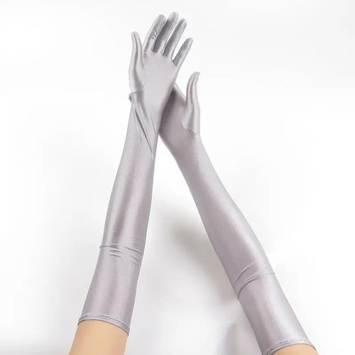 Ladies long satin - satin, formal