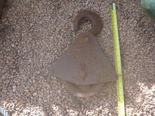 Antique Cast Iron Pulley...Ideal Display,Man cave,Prop,Use??