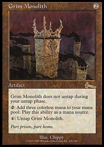 Grim monolith urza - monolith, urza's