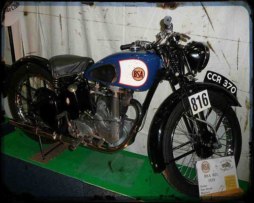 Bsa b21 photo print - a4,