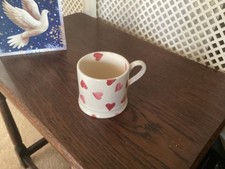 Emma Bridgewater Pink Hearts Small Ceramic Coffee Mug NEW British handmade
