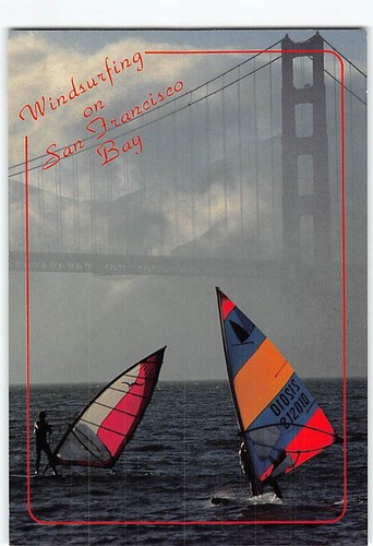 Postcard windsurfing san - postcard,