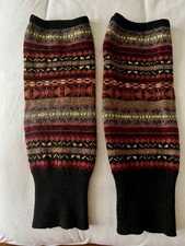 FairIsle Knitted Leg Warmers