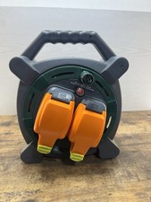 Masterplug 2 Socket 15m Cable Reel RRP 39.99 lot GD