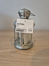 IKEA Rotera Lantern Sliver NEW star Pattern