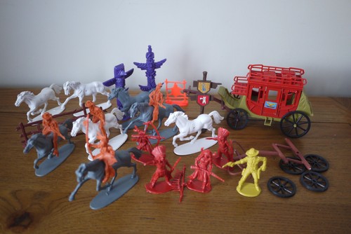 Bundle vintage western toys - bundle,