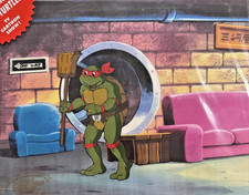 TMNT Raphael Animation Cel 1987 TV Show Sealed w/ COA