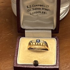Antique Edwardian Sapphire &