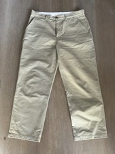 Zara Man Wide Leg Beige Chinos