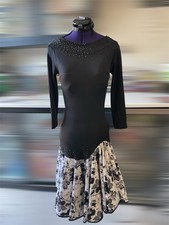 Ladies Black And White Latin