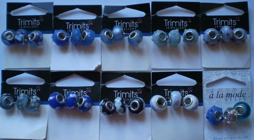 Trimits style beads blue - trimits, (2)