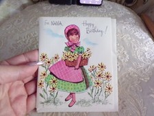 VTG Unused Card Greetings Inc